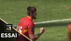 TOP 14 - Essai Enzo SELPONI (USAP) - Agen - Perpignan - J2 - Saison 2018/2019