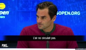 US Open : Éliminé, Federer n'avait "jamais connu" de telles conditions climatiques