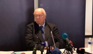 Gaudin annonce à la presse sa démission de la présidence de la métropole Aix Marseille Provence.
