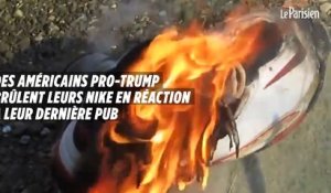 Ces Américains pro-Trump brûlent leur Nike en réaction à leur dernière pub