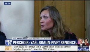 "Je n'ai subi aucune pression" La députée Yaël Braun-Pivet explique pourquoi elle renonce au perchoir