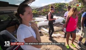 Saint-Martin : des bénévoles continuent de déblayer l'île