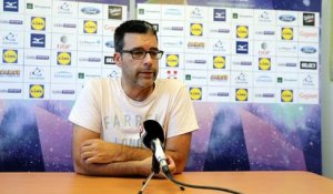 Handball : le coach de Chambéry Erick Mathé tourné vers Caen