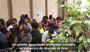 Foule et haute protection policière au procès de Booba et Kaaris