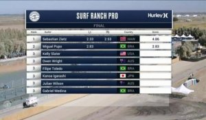 Adrénaline - Surf : Miguel Pupo with a 4.83 Wave from Surf Ranch Pro, Men's Championship Tour - Final