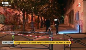 Attaque au couteau cette nuit à Paris: Sept personnes blessées dont quatre grièvement