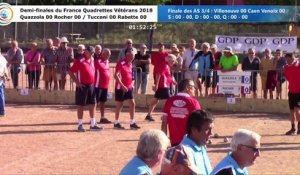Demi-finales, France Quadrettes Vétérans, Le Cheylard 2018