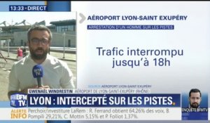 Aéroport de Lyon: "Le trafic aérien est interrompu jusqu'à 18h" explique Gwenaël Windrestin