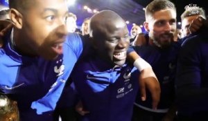 Célébration de l'équipe de France: Redécouvrez la chanson surprise de l'équipe de France pour le bleu N'golo Kanté - VIDEO