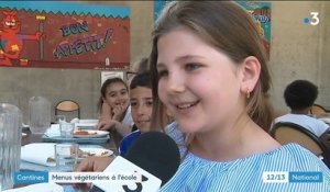 Cantines : menus végétariens à l'école