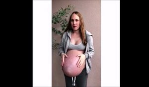 Cette femme est enceinte de triplés et son ventre est impressionnant