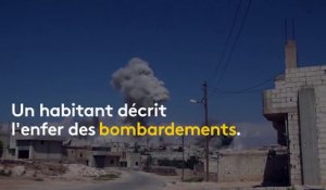 Syrie : à Idleb, bombardée par le régime, "les gens vivent en attendant la mort"