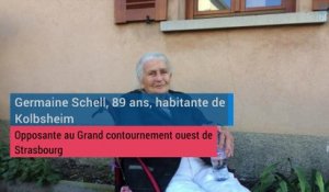 Germaine, 89 ans, militante anti-GCO
