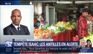 Tempête Isaac: La Guadeloupe est "habituée à ce type de phénomène" estime Olivier Serva