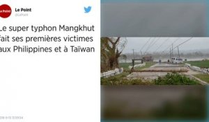 Philippines. Le super typhon Mangkhut a déjà fait au moins huit victimes