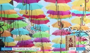 Tendances : des parapluies colorés font le buzz
