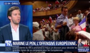 Marine Le Pen, l'offensive européenne