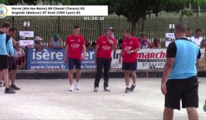 Demi-finales, première étape du Super 16 Masculin, Saint-Pierre de Chérennes 2018