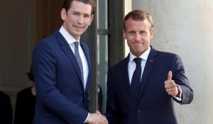 Macron et Kurz prônent le renforcement de Frontex