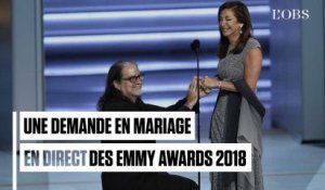 Une demande en mariage en direct des Emmy Awards 2018