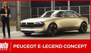 Peugeot e-Legend Concept (2018) : la 504 du futur