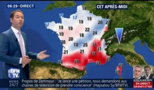 Malgré l'arrivée de la pluie dans le Nord, le week-end sera ensoleillé sur une grande partie de la France