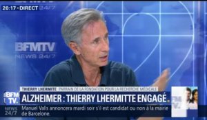 Alzheimer: "Le don privé c'est un tiers du budget des chercheurs" explique Thierry Lhermitte