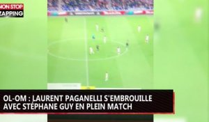 OL-OM : Laurent Paganelli s'emporte contre Stéphane Guy en plein match (vidéo)