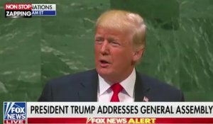 Quand Donald Trump se ridiculise devant l'assemblée générale de l'ONU (vidéo)