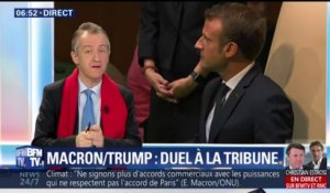 EDITO - Macron/Trump: duel à l'ONU