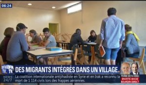 Des migrants intégrés dans un village après des débuts difficiles dus à la crainte des habitants
