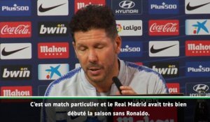 7e j. - Simeone : "Le Real Madrid avait très bien débuté sans Ronaldo"