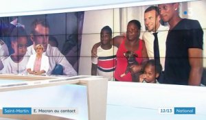 Saint-Martin : Emmanuel Macron veut montrer un visage de proximité