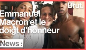 Emmanuel Macron et la polémique du doigt d'honneur