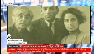 Décès de Charles Aznavour: Regardez la réaction d'André Manoukian