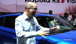Skoda Kodiaq RS : l'anachronique - Vidéo en direct du Mondial de l'Auto 2018