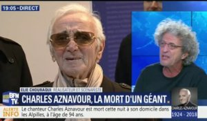 "C'était un comabattant", témoigne Elie Chouraqui après la mort de Charles Aznavour