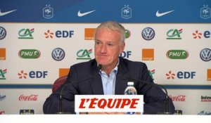 Deschamps pique Ousmane Dembélé - Foot - Bleus - L. nations