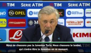 8e j. - Ancelotti : "Nous chassons le leader, pas la Juventus"