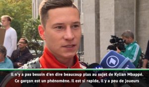 PSG - Draxler : ''J'aimerais avoir la vitesse de Mbappé''