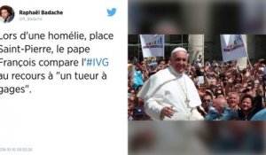Le pape compare l'avortement au recours à « un tueur à gages".