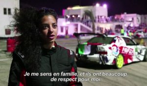 Noor Daoud, championne palestinienne de "drift"