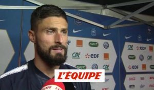 Giroud «Beaucoup de choses ne sont pas allées dans le bon sens» - Foot - Bleus