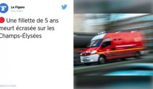 Paris. Une fillette meurt écrasée par un engin de chantier sur les Champs-Élysées.