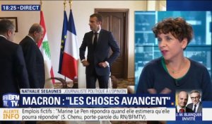 Emmanuel Macron: "Les choses avancent"