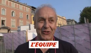 Maillot «Le travail a payé» - Cyclisme - T. de Lombardie