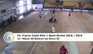 Premier tour, tir progressif, France Club Elite 1, J2, Mâcon contre Balaruc-les-Bains,  saison 2018/2019