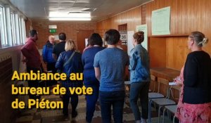 Élections à Pieton 14 octobre 2018. Ambiance dimanche matin