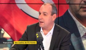 Cadres de FO fichés : "Ce n'est pas cela, le syndicalisme", assure Laurent Berger (CFDT)