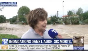 Inondations dans l'Aude: Cette habitante de Villegailhenc décrit "une vague" qui a inondé sa maison